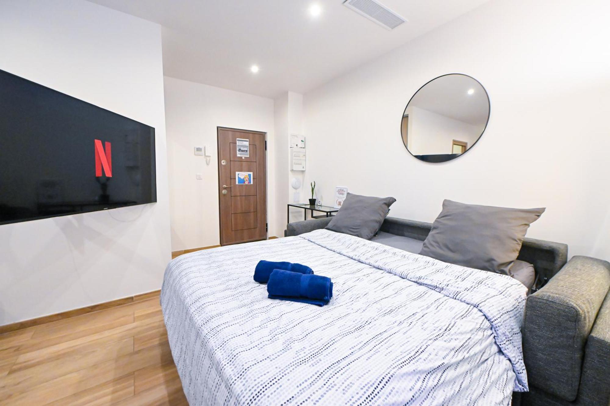 Beau Studio Cozy Centre Ville Et Plages Avec Terrasse N3 Nice Exterior foto